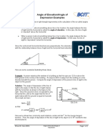 Angle of Elevation and Depression