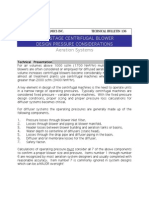 Multi-Stage Centrifugal Blower Design Pressure Considerations