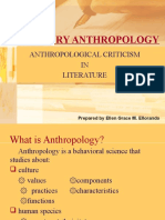 Anthropological Criticism in Literature