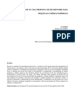 Governança de TI Uma Proposta de Framework para Pequenas e Médias Empresas