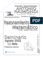 Ultimo Seminario de RM (Abril Agosto 2002 II) 3ra Parte