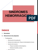 Síndromes Hemorrágicos