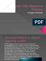 Skyfall Title Sequence Analysis