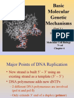 Basic Molecular Genetic Mechanisms: (Part 3)