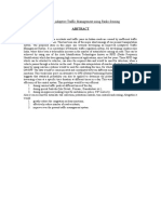 Adaptive Traffic Control Using RFID