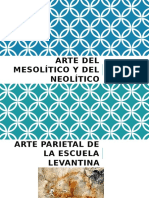 Arte Del Mesolítico y Del Neolítico