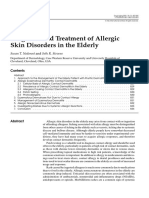 Diagnosis and Treatment of Allergic Skin Disorders in The Elderly