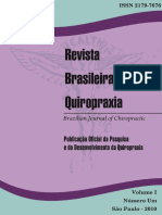 Revista Brasileira de Quiropraxia Vol 1 N 1