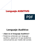 Lenguajes AUDITIVO