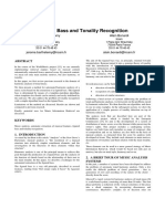 Figured Bass and Tonality Recognition