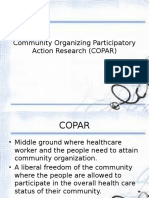 Community Organizing Participatory Action Research (COPAR)