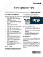 YP900A Delphi Combustion Efficiency Panel: Supporting Documentation