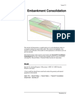 Tutorial 07 Consolidation Embankment