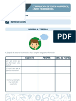 Dba Comparación de Textos Narrativos, PDF