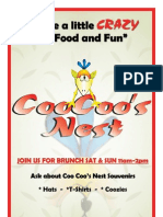 Coo Coo Nest Menu