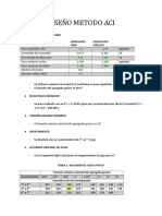 DISENO DE MEZCLAS F - C 175 - FCR 210