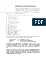 Circulo de Estudios Vision Empresarial