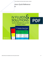 IV Fluids and Solutions Quick Reference Guide Cheat Sheet - Nurseslabs