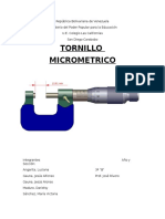 Tornillo Micrometrico