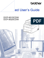 Advanced User's Guide: DCP-9015CDW DCP-9020CDW