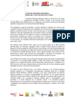 OSCAR WILLIAM CALVO. Semblanza PDF