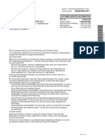 Jpmorgan Chase Bank, N.A. P O Box 659754 San Antonio, TX 78265 - 9754 August 17, 2015 Through September 14, 2015 Account Number