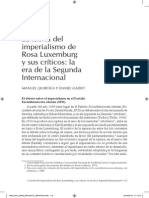 La Teoría Del Imperialismo Rosa Luxemburgo