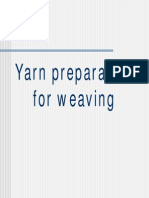 Yarn Preparation For Weaving I