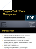 Stages of Solid Waste Management