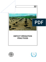 Deficit Irrigation Practice PDF