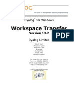 Dyalog APL Workspace Transfer Guide