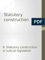 Group 1 - Statutory Construction Report