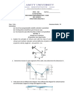 BTCE - 501 Roll No. - B.Tech. (Civil) End Semesterexamination-V Sem DEC-JAN2015 Structure Analysis Ii