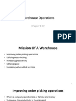 Warehouse Operations CH 7