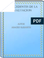 Antecedentes de La Evaluacion