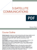 Eee 545:satellite Communications: Danson Njue