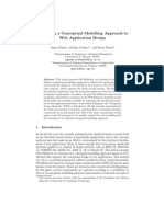 Conceptual Modelling Approach To Web Application Design