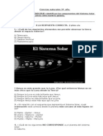 PRUEBA Sistema Solar 3º