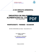 Estudio de Impacto Ambiental IDEAL 2010