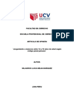 Articulo de Opinion - Ucv Derecho IV Noche.