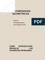 Progresiones Geometricas