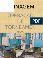 3 Usinagem Torneamento