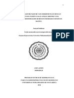 Analisis Faktor-Faktor Yang Berhubungan Dengan Depresi Pada Pasien Gagal Ginjal Kronik