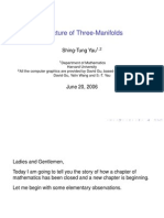 Structure of Three-Manifolds