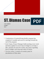 ST. Dismas Case 5 & 6: Case Analysis Group 2 Sec3