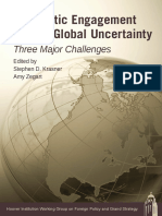 Pragmatic Engagement Amidst Global Uncertainty: Three Major Challenges, Edited by Stephen D. Krasner and Amy Zegart