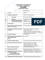 Government of Pakistan Planning Commission Pc-1 Form (Social Sectors)