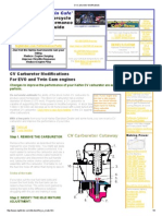 CV Carburetor Modifications