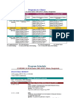 ICME 2009 Schedule BUET