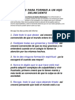 Consejos para Formar A Un Hijo Delincuente